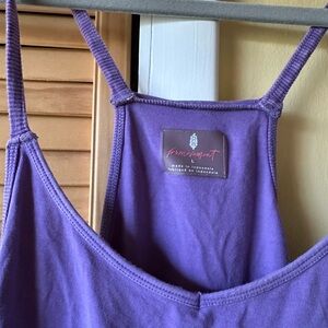 Free People Purple Shorts Onesie